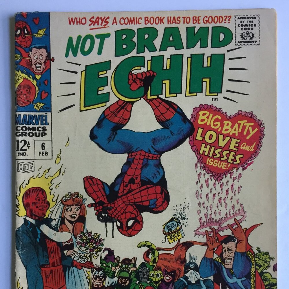 Not Brand Echh #6 (Feb 1968, Marvel) Spider-Man Cover